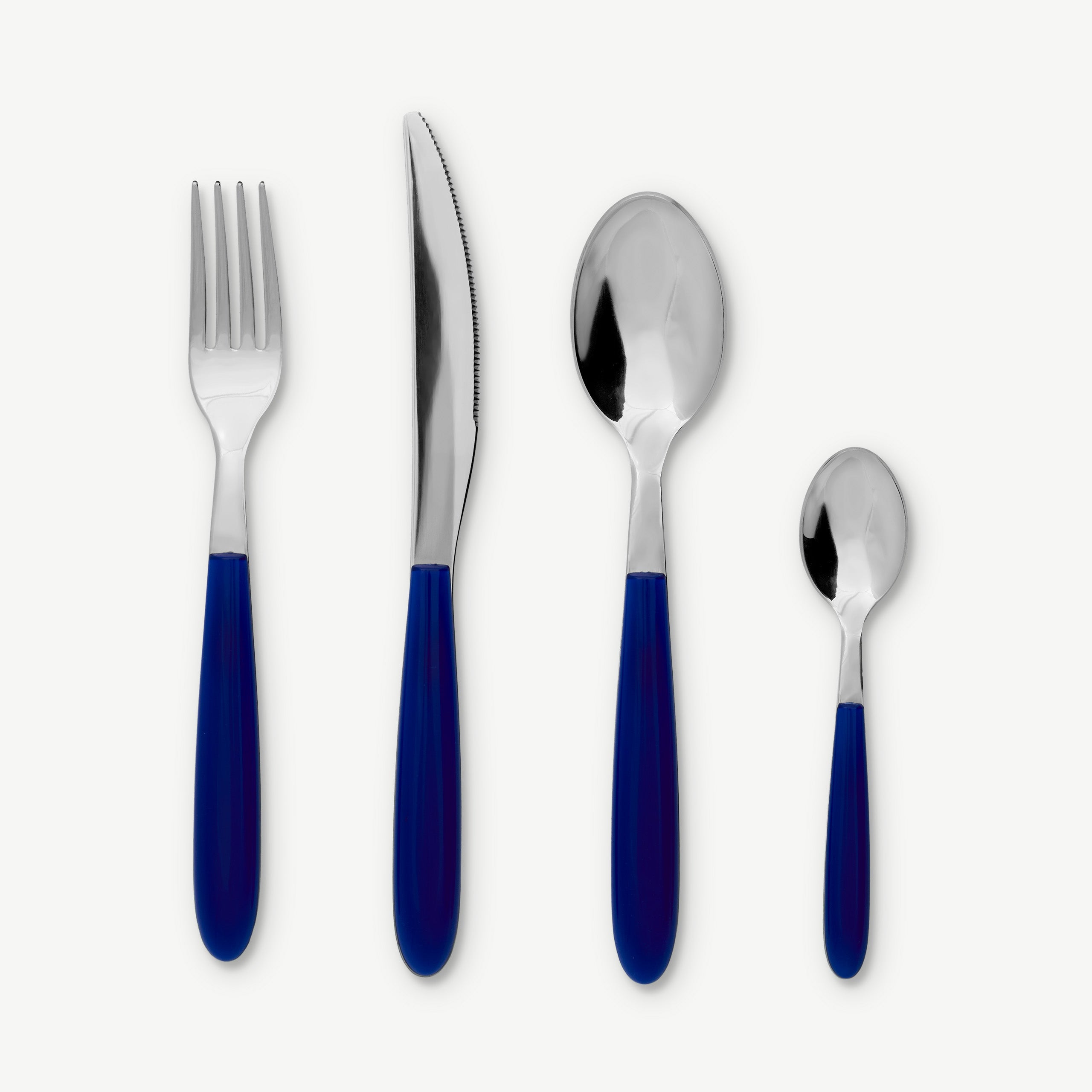 Vero 16pc Stainless Steel Cutlery Set, Cobalt Blue