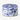 Rock Set of 4 Round Coasters, Cobalt Blue and White